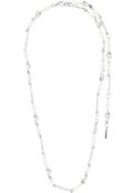 Sloan Silver Plated Pearl Necklace - Silver