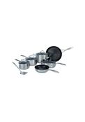 S Series Cookware Set With Slotted Turner Set - Stainless Steel