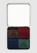 Sock in Tin Box 4 Pack - Multicolour