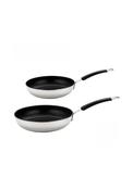 Induction Stainless Steel Twin Frying Pan Pack - Stainless Steel