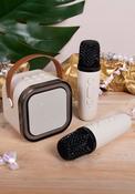 Karaoke Machine 2 Mics - Beige