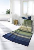 Cotton Blend Ombre Stripe Throw - Multi