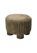 Chunky Cord Plush Stool - Green