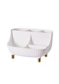 Beauty Makeup Organiser - White