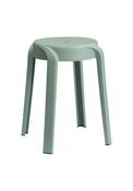 Stackable Round Stool - Green
