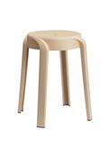Stackable Round Stool - Beige