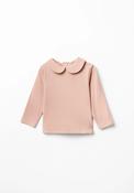 Peter Pan Collar T-Shirt - Pink