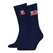 Levis Regular Cut Sportswear Logo Socks - Navy Blue image