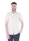 Andar Short Sleeve Plain Shirt - Grey