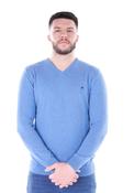 Azenha V Neck Knit - Blue