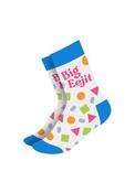 Big Eejit Socks - White / Blue image
