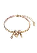 Gold Plated Heart Bracelet - Gold image