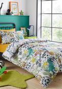 Scribble Zoom Duvet Cover Set - Multi