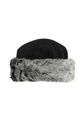 Fleece Cuff Beanie Hat - Black