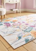 Country Floral Rug - Yellow