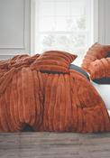 Jumbo Cord Duvet Cover Set - Rust