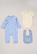 3 Piece 'Welcome To The World' Set - Blue