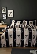 Pretty Bows Duvet Set - Black