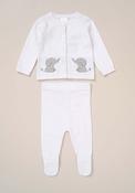 Elephant Knit Set - White