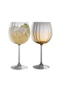 Gin Glass Set Of 2 - Orange image
