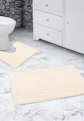 Greek Bath Mat Set - Cream