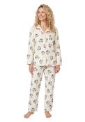 Racoon Wincey Pyjama - White