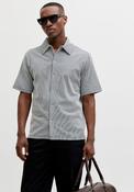 Short Sleeve Stripe Shirt - Blue