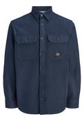 Luivy Solid Overshirt - Blue