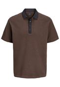 Theo Short Sleeve Polo - Chocolate Martini