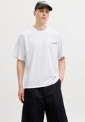 Short Sleeve Script Back Print Tee - White image