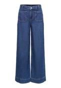 Vega Hw Wide Jeans - Blue Denim