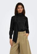 Fia Long Sleeve Bow Top - Black