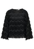 Kesha Long Sleeve Top - Black