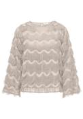 Kesha Long Sleeve Top - Pumice Stone