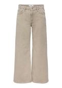 Vera High Waist Extra Wide Travertine Jeans - Travertine