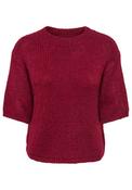 Linea Short Sleeve Round Neck Pullover - Tibetan Red