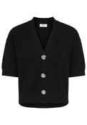 Prime Life 2/4 V-Neck Cardigan - Black