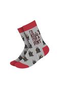 Kill For A Pint Socks - Grey / Red