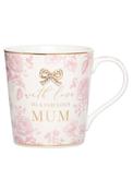 Fabulous Mum Mug - Pink / White