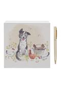 Collie &amp; Hens Memo Pad - Multi