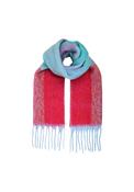 Multi Supersoft Scarf - Blue / Red