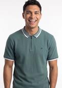 Eoin Zip Neck Polo - Pacific