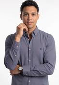 Perez Print Shirt - Navy