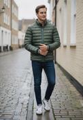 Ticket Padded Jacket - Pacific