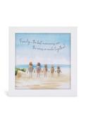 Midi Picture 'Family Beach' - White