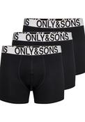 Onsbasic 3-Pack Boxer Briefs - White