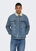 Wilson Sherpa Denim Jacket - Blue