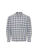 Hale Flannel Check Shirt - Bluefin