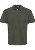 Short Sleeve Zip Polo - Beluga