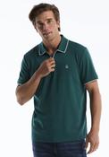 Short Sleeve Polo Shirt - Fall Storm Heather